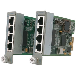 Omnitron 4-Port Fast Ethernet VLAN Switching Module 8481-4 4Tx VT