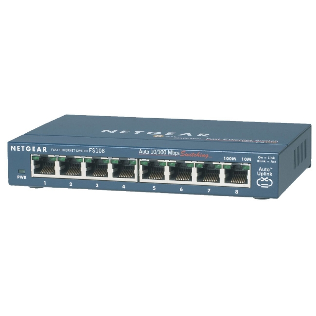 Netgear ProSafe Ethernet Switch FS108NA FS108