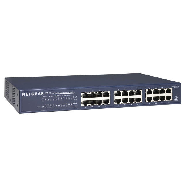Netgear ProSafe 24-Port Gigabit Ethernet Switch JGS524NA JGS524