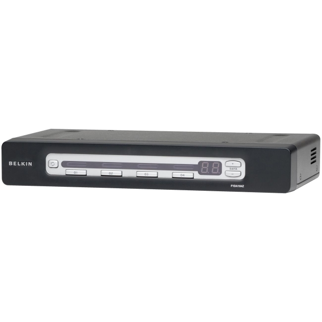 Belkin OmniView PRO3 4-Port KVM Switch F1DA104Z-B