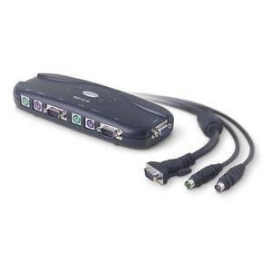 Belkin OmniView 4-Port KVM Switch F1DJ104P-B