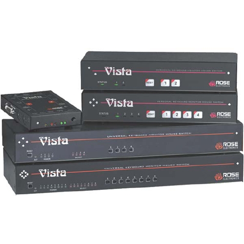 Rose Electronics Vista Mini 2-Port KVM Switch KVT-2U