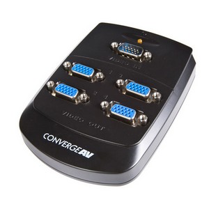 StarTech.com 4 Port Wall Mount VGA Video Splitter ST124W