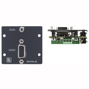 Kramer 2-Port Audio & Video Faceplate WXA-2
