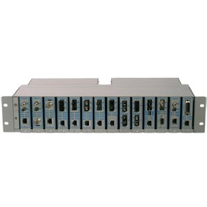 Omnitron FlexPoint 14-Module Powered Chassis 4396