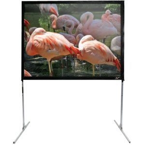 Elite Screens Quick Stand Folding Portable Projection Screen Q84VD