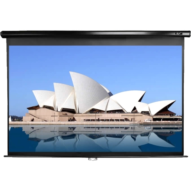 Elite Screens Manual Wall and Ceiling Projection Screen M100NWV1