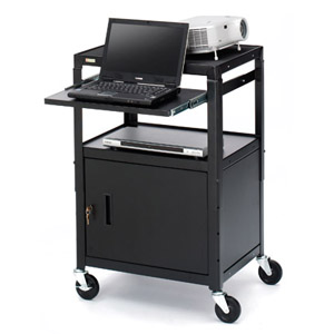 Bretford Presentation Cart with Cabinet CA2642NS