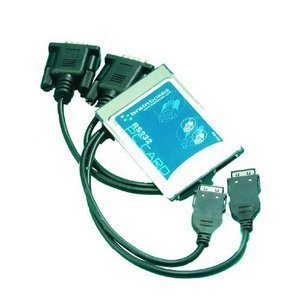 Brainboxes Dual Velocity RS-232 PCMCIA Adapter PM-010-001