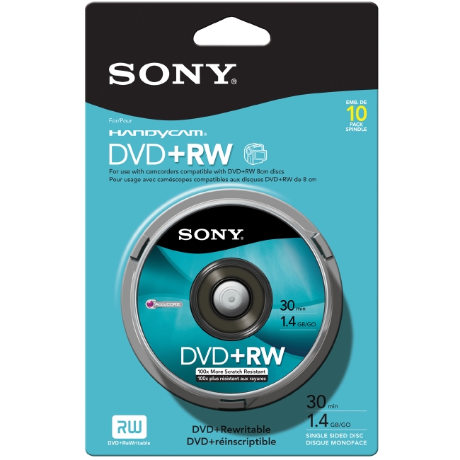 Sony DVD+RW Media 10DPW30RS2H