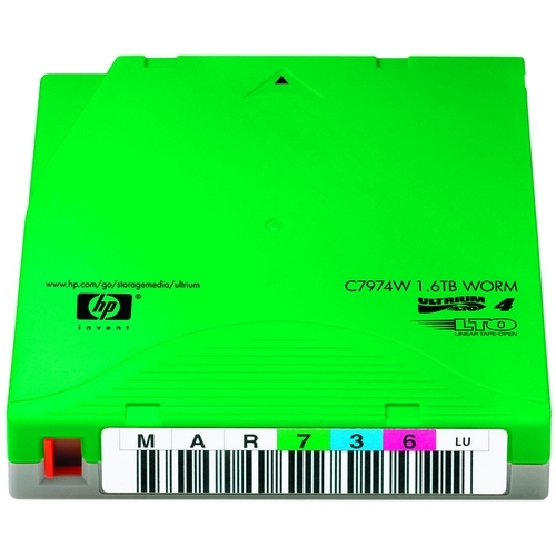 HP LTO Ultrium 4 WORM Custom Labeled Tape Cartridge C7974WL