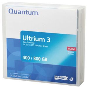 Quantum LTO Ultrium 3 WORM Tape Cartridge MR-L3MQN-02