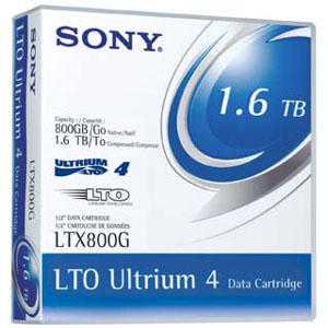 Sony LTO Ultrium 4 Barcoded Data Cartridge LTX800G-BC LTX800G