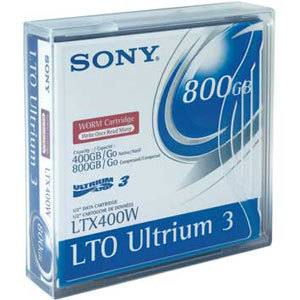 Sony LTO Ultrium 3 WORM Tape Cartridge LTX400WWW