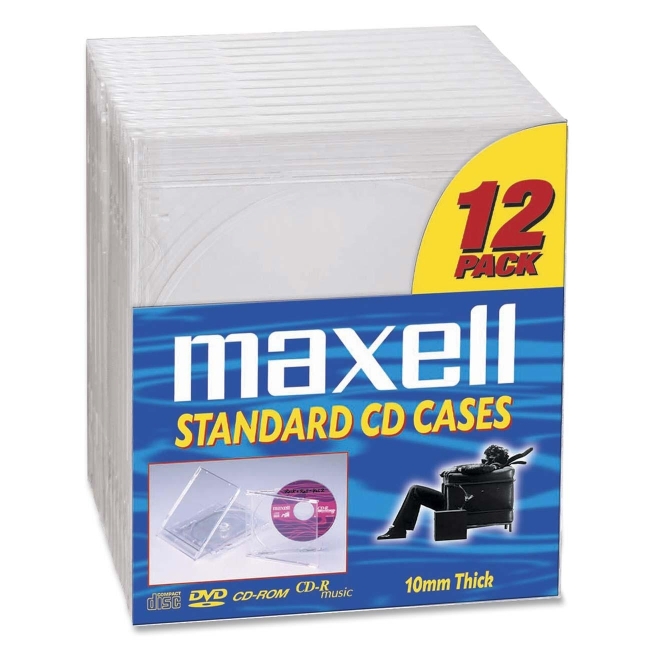 Maxell CD/DVD Jewel Cases CD-360 190069