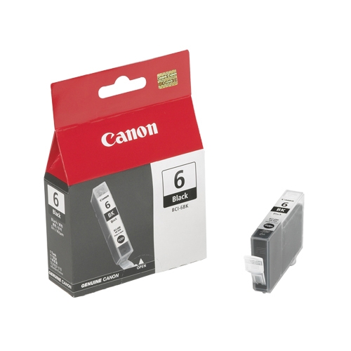Canon BCI-6BK Twin Pack Black Ink Cartridge 4705A037 BCI-6Bk