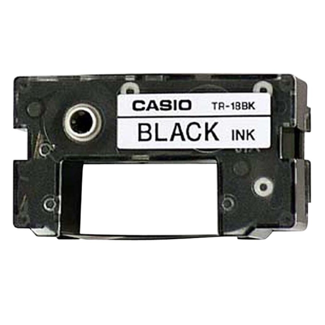 Casio Black Ink Ribbon Tape TR-18BK