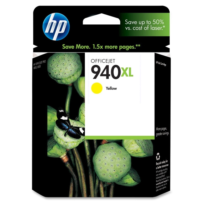 HP Yellow Ink Cartridge C4909AN#140 940XL