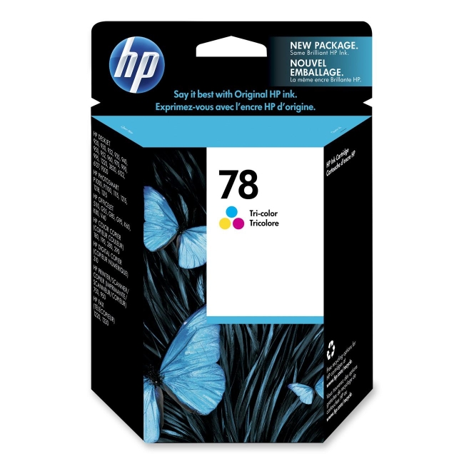 HP Tri-Color Ink Cartridge C6578DN#140 78