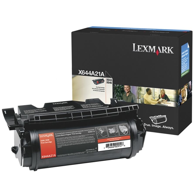 Lexmark Black Toner Cartridge X644A21A