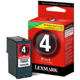 Lexmark No.4 Black Ink Cartridge 18C1974 No. 4
