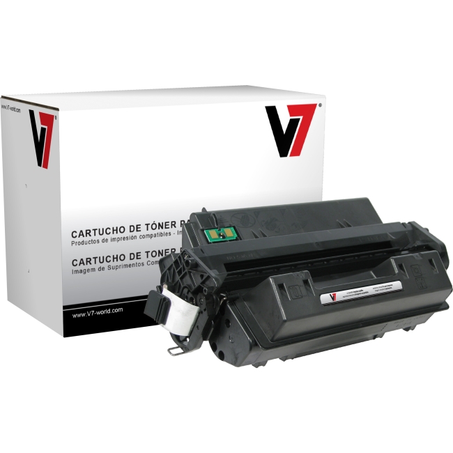 V7 Black Toner Cartridge For HP LaserJet 2300, 2300D, 2300L, 2300N, 2300DN, 2300 V710AG