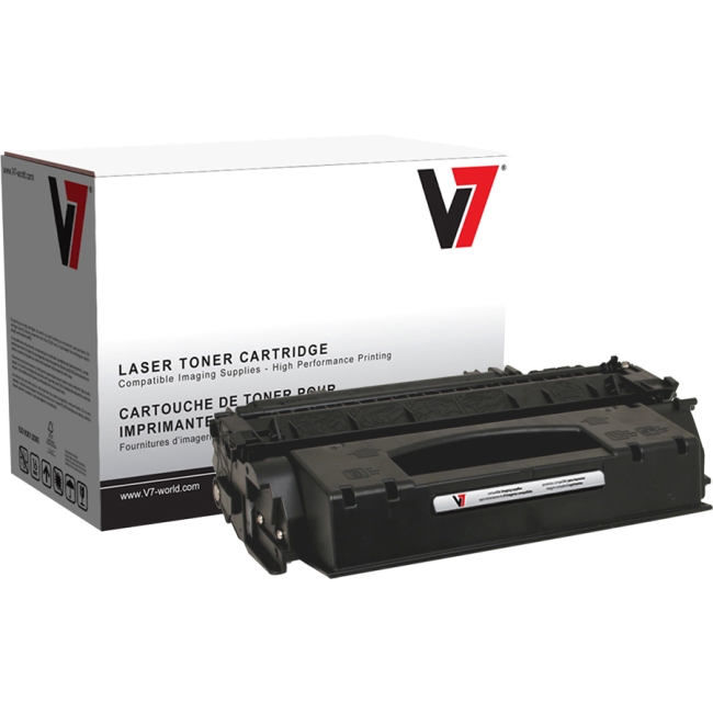V7 Black Toner Cartridge (High Yield) For HP LaserJet M2727 MFP, M2727NF MFP, P2 V753X