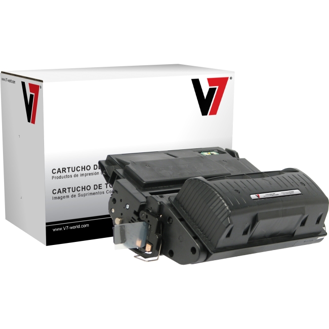 V7 Black Toner Cartridge (High Yield) For HP LaserJet 4250, 4250N, 4250TN, 4250D V742XG