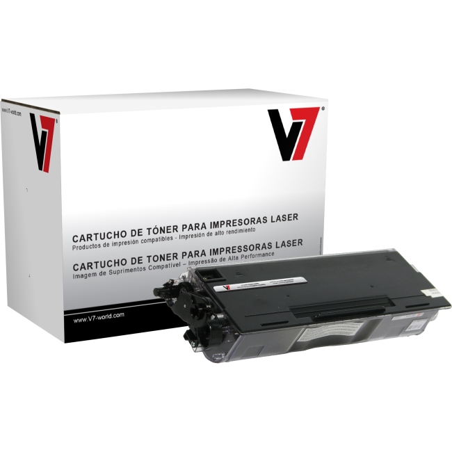 V7 Black Toner Cartridge (High Yield) For Brother DCP-1200, DCP-1400; HL-1230, H V7TN460G