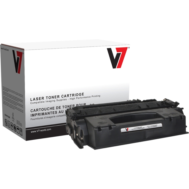 V7 Black Toner Cartridge (High Yield) For HP LaserJet 1320, 1320N, 1320T, 1320NW V749X