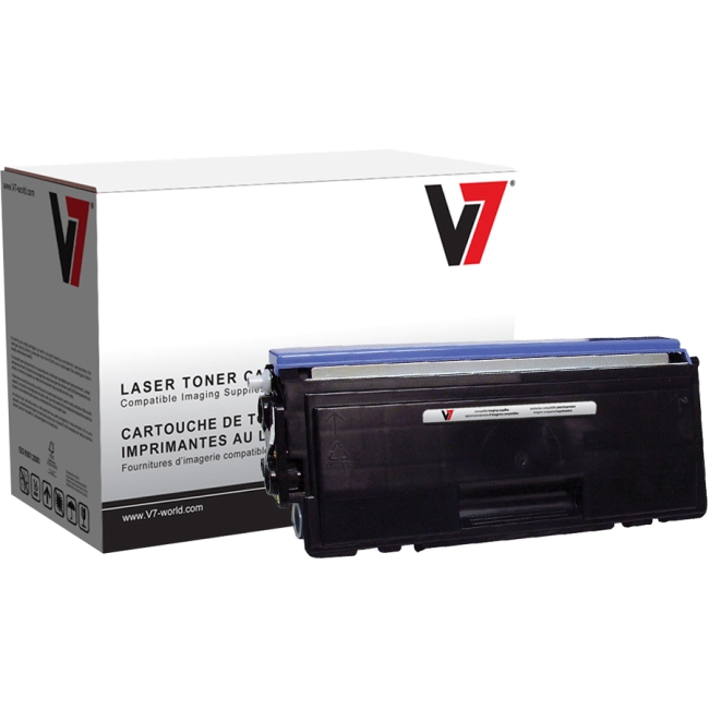 V7 Black Toner Cartridge (High Yield) For Brother DCP-8060, DCP-8065DN; HL-5240 V7TN580