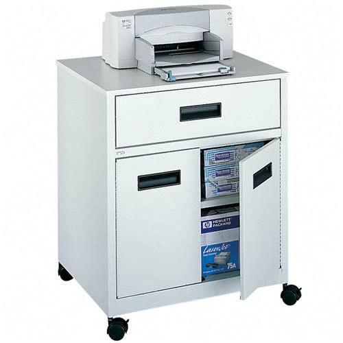 Safco Machine Stand with Drawer 1870GR SAF1870GR