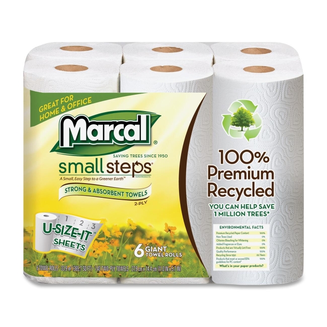 Marcal Paper Mills Quilted Roll Paper Towel 6181CT MRC6181CT