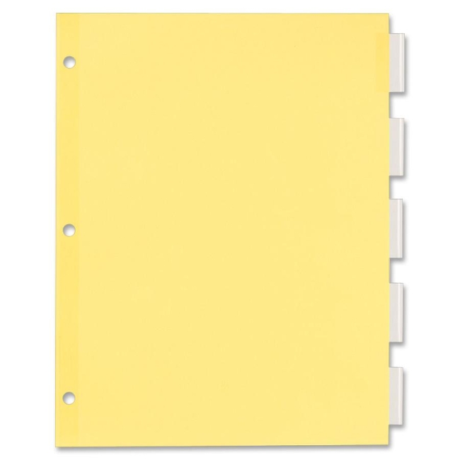 Office Essentials Economy Insertable Tab Dividers Avery Dennison 11466 AVE11466