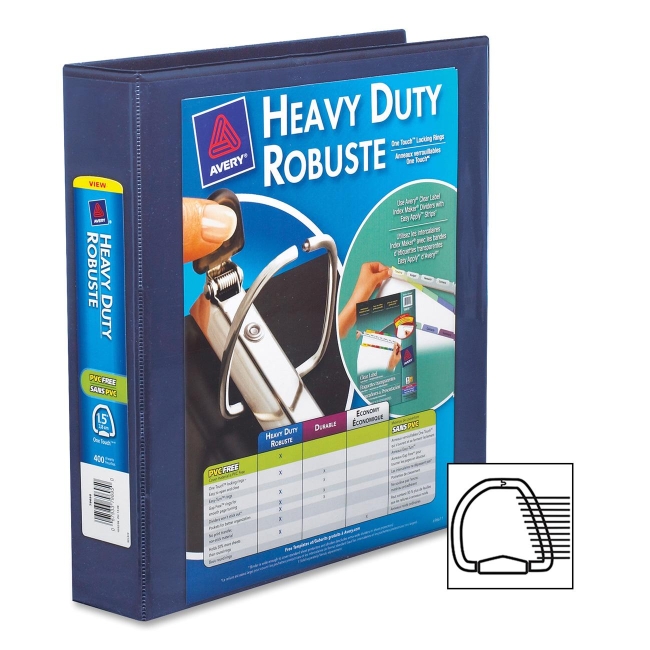 Avery EZD Non-Stick View Binder 79805 AVE79805
