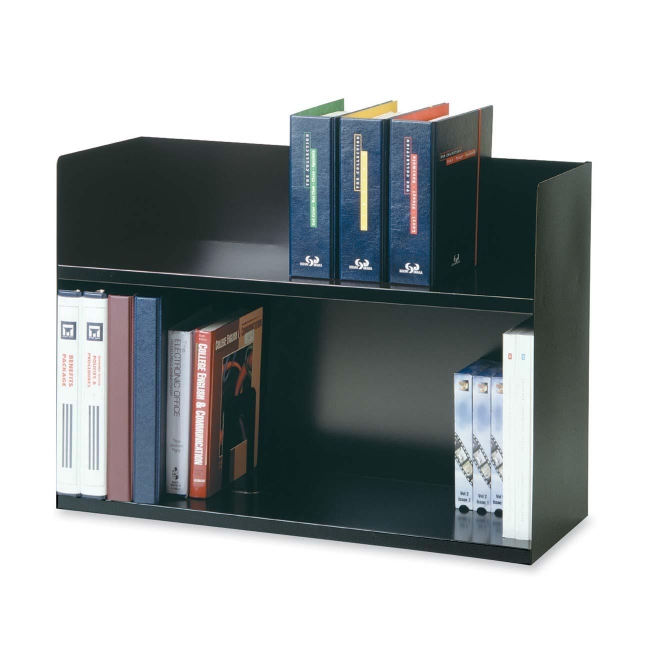 MMF Steelmaster Two Tier Book Rack 26423BRBK MMF26423BRBK