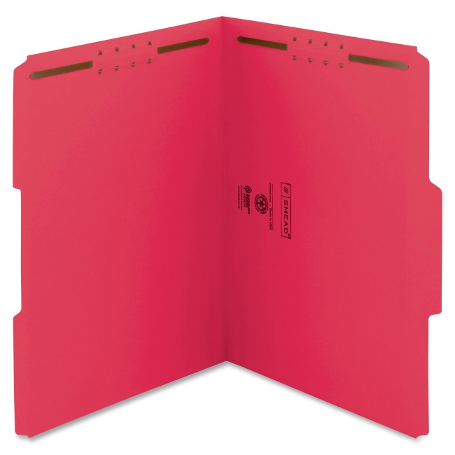 Smead Colored Top-Tab Fastener File Folder 12740 SMD12740