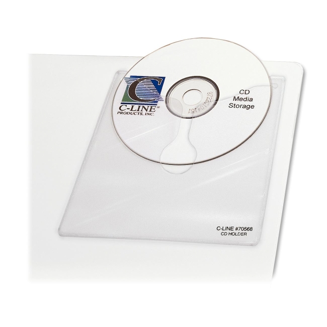 C-Line Self-Adhesive CD Holder 70568 CLI70568