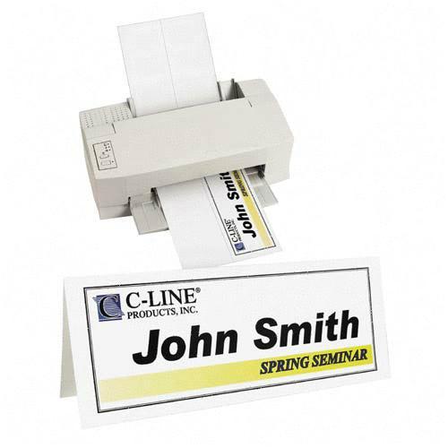 C-Line Inkjet/Laser Name Tent 87517 CLI87517