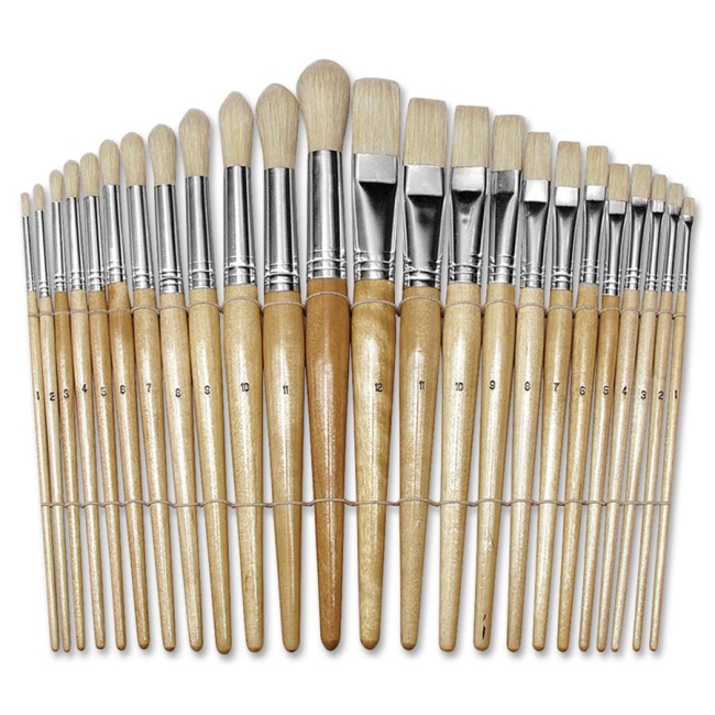 WonderFoam Round Wood Paint Brush Set 5172 CKC5172