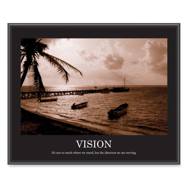 Motivational "Vision" Poster Advantus 78163 AVT78163 AVT-78163