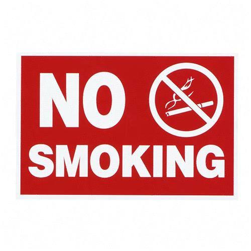 Ledu No Smoking Wall Sign AVT 83639 AVT83639