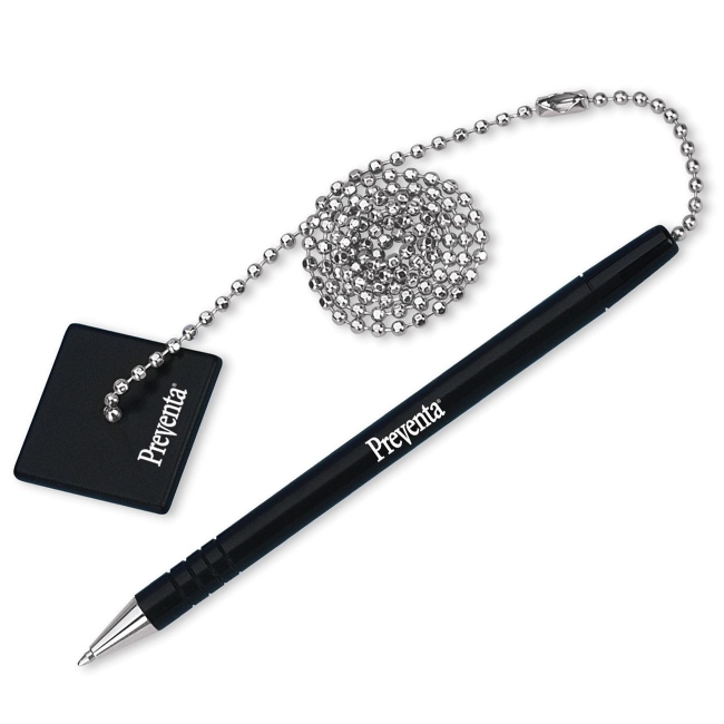 PM Preventa Counter Pen With 24" Ball Chain 05059 PMC05059