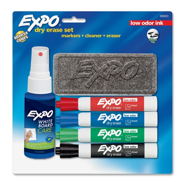Paper Mate Low Odor Dry Erase Set 80653 SAN80653