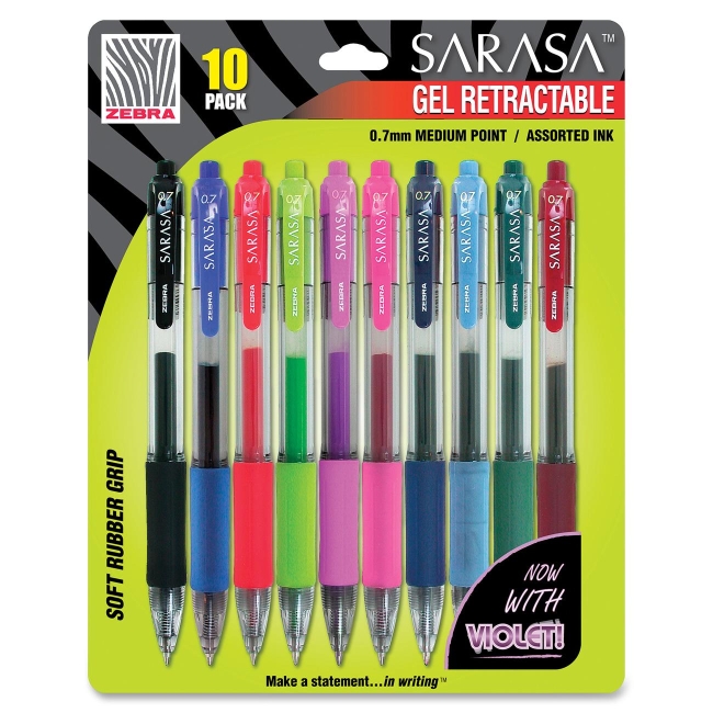 Zebra Pen Sarasa Gel Retractable Pen 46881 ZEB46881