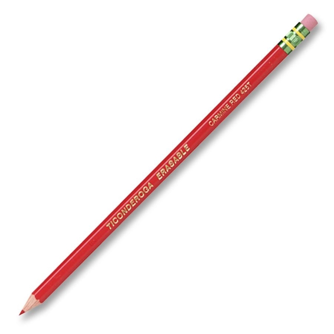 Prang Ticonderoga Eraser Tipped Checking Pencils 14259 DIX14259