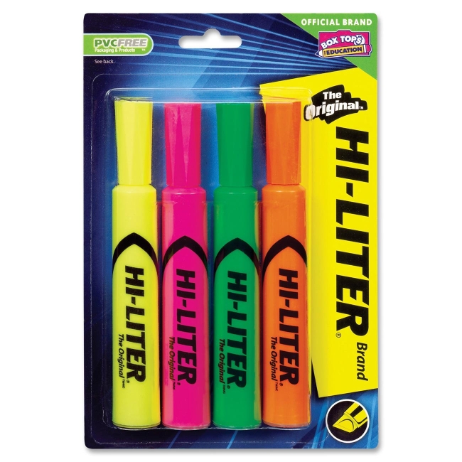 Avery Hi-Liter Desk Style Highlighters 24063 AVE24063