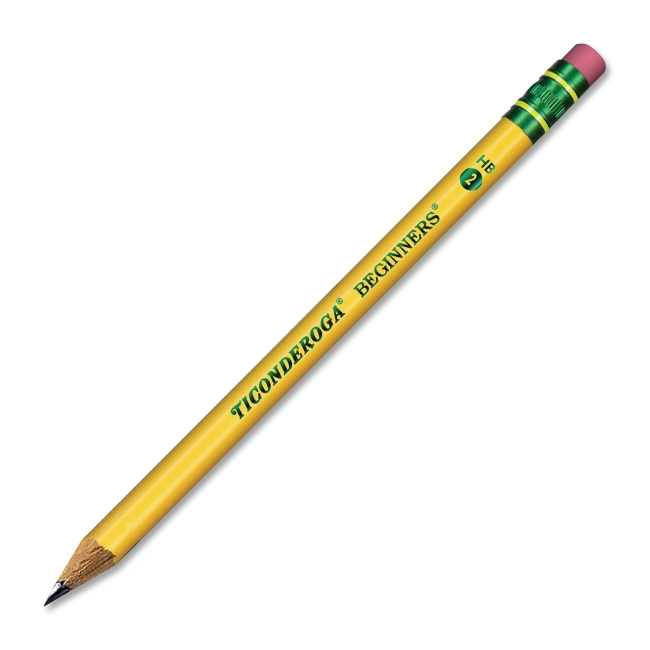 Prang Ticonderoga Beginner Pencil with Eraser 13308 DIX13308