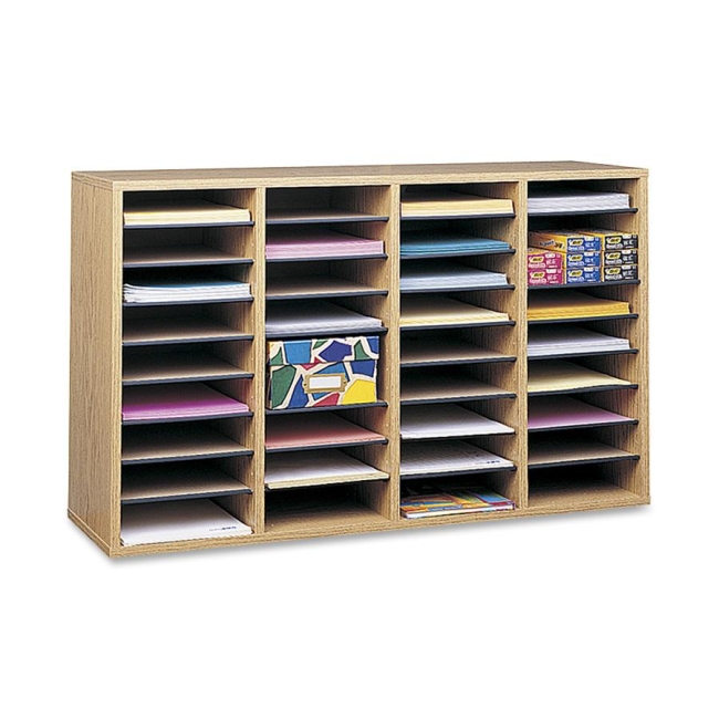 Safco 36 Compartment Adjustable Shelves Literature Organizer 9424MO SAF9424MO