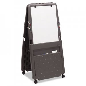 Iceberg Presentation Flipchart Easel With Dry Erase Surface, Resin, 33x28x73, Charcoal ICE30237 30237